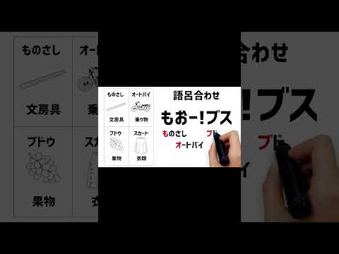 認知機能検査のイラストを語呂合わせで覚える A3 #高齢者講習 #認知機能検査