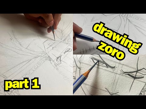 How to Draw Zoro from One Piece | Step-by-Step Tutorial & drawing ✍🏻❤️‍🔥