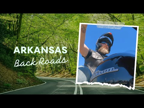 4K -Exploring BEAUTIFUL Country Roads in Arkansas | Harley | Shed To House Conversion