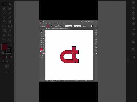 How to design c+t Letter Logo || Adobe Illustrator Tutorial