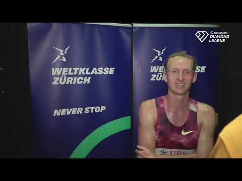 William Kincaid 7:42.75 3000m Zurich Diamond League