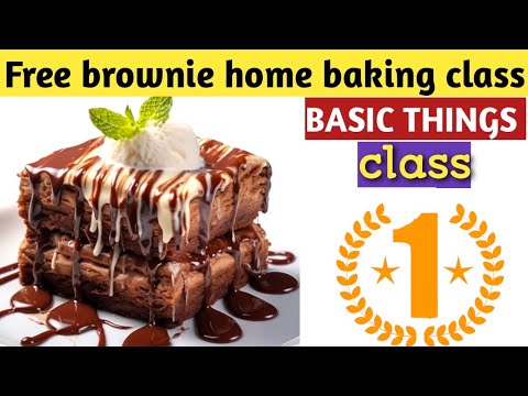 💥#Class 1 #Free brownie home baking class in tamil#basic things #baking buisness #baking class Tamil