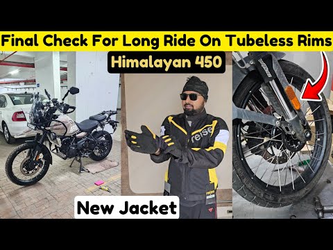 Himalayan 450 Tubeless Rims Pe 1st Long Ride Ki Tayyari Shuru | Final Shopping & Preparations 🔥