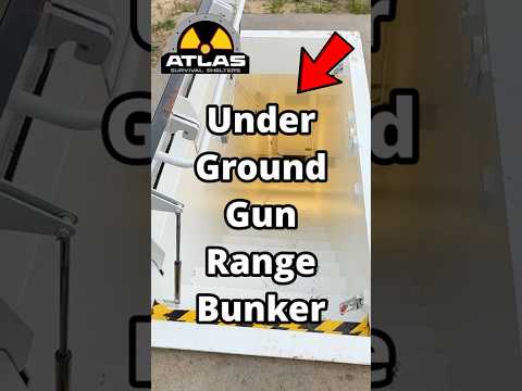 Gun Range In A Bunker? Absolutely! 😎 #bunker #prepper #shtf #survival #bombshelter #gunrange #ww3