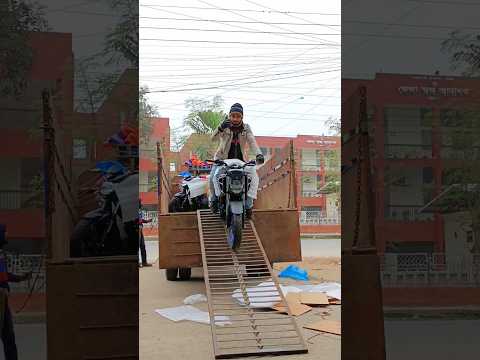 Bike Unloding  video #viral #tranding #trandingshorts #bike #fz #unloading