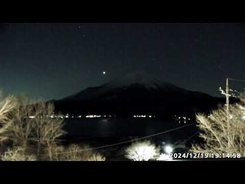 【LIVE】山中湖からの「富士山ライブカメラ」　"mount fuji live camera" from Lake Yamanakako