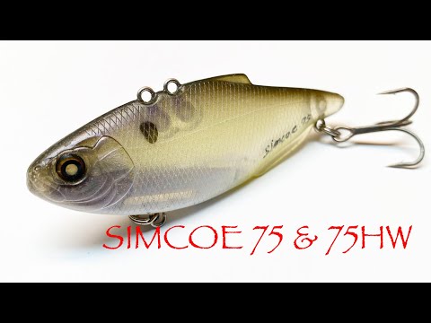 Simcoe 75 & 75HW - New Lipless Crankbait 2022