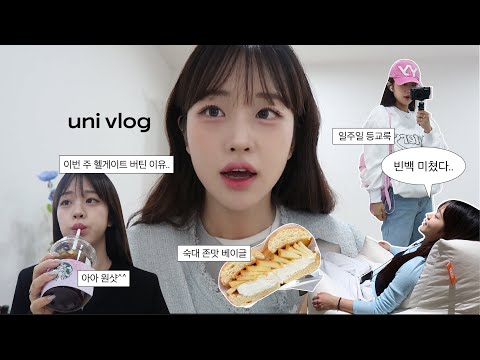 8학기 대학생 브이로그 ep.3ㅣ바빠도 맛있는 건 기가막히게 찾아먹는 일상🐷 ㅣ10년 만에 간 비투비 콘서트..🤭