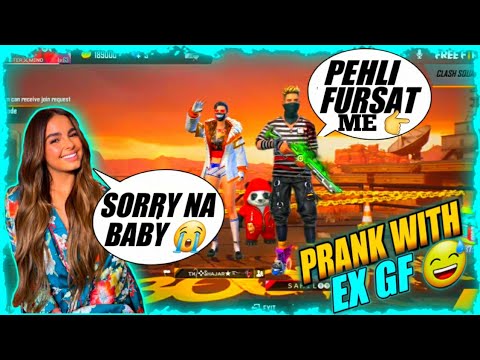 PRANK WITH EX GIRLFRIEND IN FREEFIRE 🤣 || OP REACTION || MUST WATCH 😇