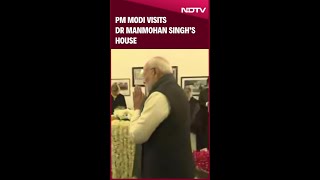 PM Modi Visits Dr Manmohan Singh's House, Pays Tribute