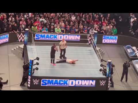 Randy Orton hits the RKO on Logan Paul - WWE Smackdown 5 April 2024