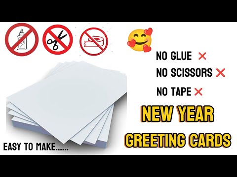 Easy and Beautiful New Year 2025 Card | Happy New Year 2025 | Card Making Ideas | DIY Craft Ideas |