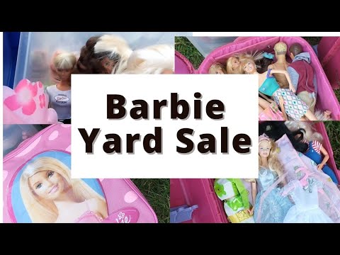 BARBIE Doll Yard Sale | SICK OF WINTER | Summer in February! 👀😱