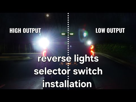 boost auto tow mirror backup light selector switch install