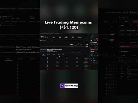 I Made $1,120 Trading Memecoins Live!