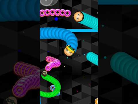 Worms zone io !! Cacing besar superhero Loki || slither snake