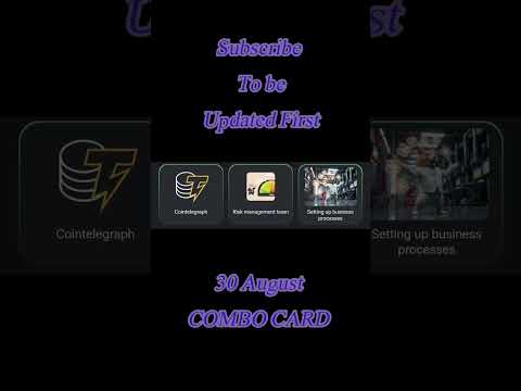 Hamster Kombat 30 August Combo Card | Hamster Combo Card Today | Hamster Kombat Combo Card Today |