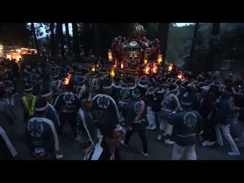 20240928阿伎留神社例大祭　神輿お宮出し