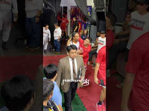 brgy ginebra vs meralco gameday entrance #ginebravsmeralco #pba #pbalivetoday #bgsm #brgyginebra