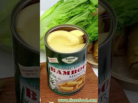 Culinary Crunch: Explore the Versatility of Canned Bamboo Shoots! 🎍🍽️✨| Tianz Food Factory #bamboo