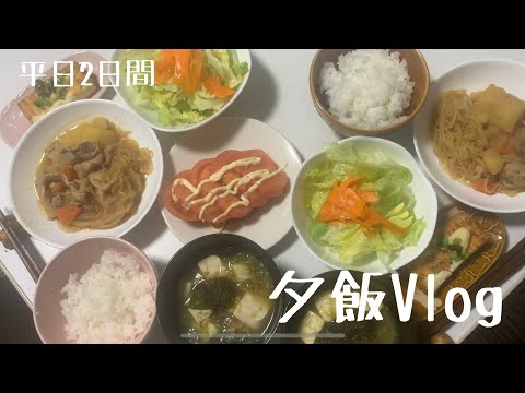 仕事終わりに作る晩御飯記録/自炊/二人暮らし