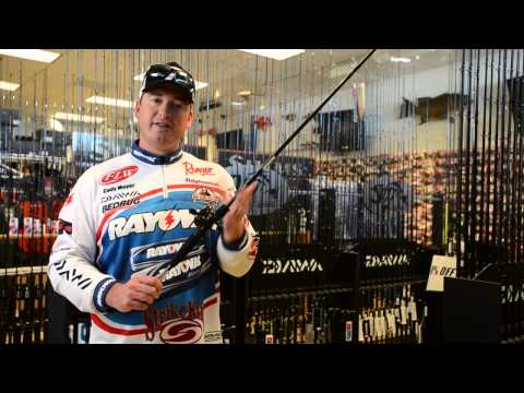 Cody Meyer introduces Daiwa's new Steez XT rods and their new SV105 casting reel