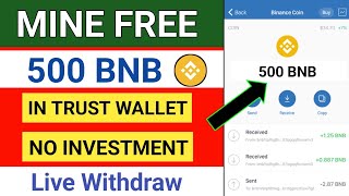 Free BNB Airdrop - Claim Free 500 BNB In Trust Wallet - Free Airdrop Token | No Investment |Steed Ai