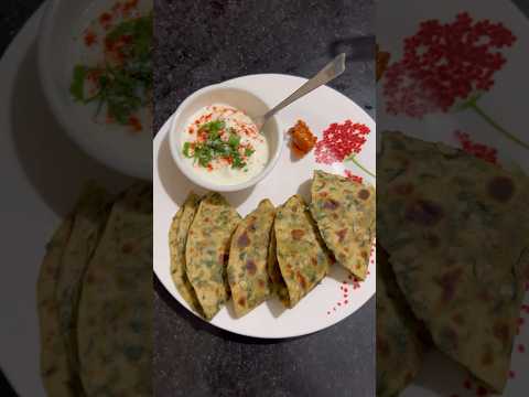 Winter season special methi ka paratha #methiparatharecipe #food #foodie #viral #youtube #shorts