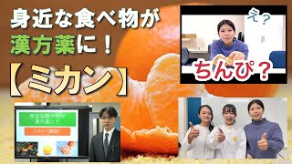 身近な食べ物が漢方薬に！【ミカン】