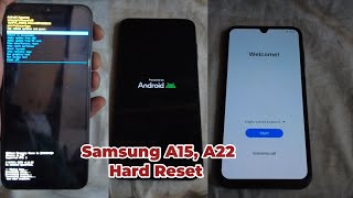 SAMSUNG GALAXY A22 A23 A24 A15 HARD RESET (How to Factory Reset All Sumsung Galaxy 2025)