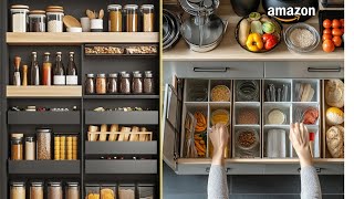 Amazon Kitchen Organization & Storage Hacks For Small Kitchen To Maximize Space (With Prices)