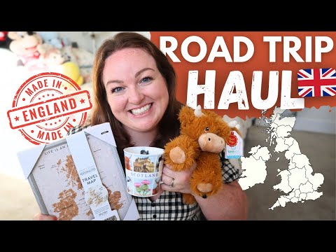 SOUVENIR HAUL! 🇬🇧 mugs, pin collection, homeware, Christmas decorations & gifts! 🛍️ UK Road Trip 🚗