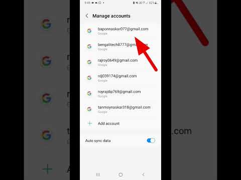 How To Remove Gmail Account#shorts #viralvideo