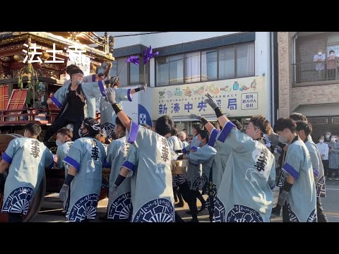 新湊曳山祭り2022《長徳寺、中町、四十物町、三日曽根、法土寺町、紺屋町、南立町、立町、新町》