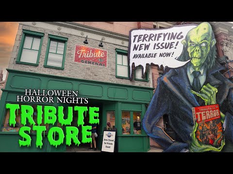 Halloween Horror Nights Tribute Store 2023 Opens! Horrifying New Merch