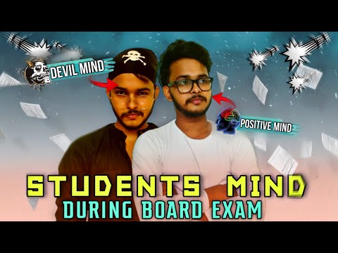 Students Mind During Board Exam | Positive Vs Devil Mind