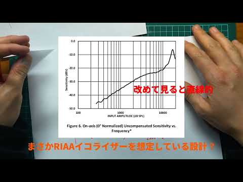 自作MEMSマイクへの道　RIAAイコライザーでICS-40800のEQカーブを補正できるか調べてみた