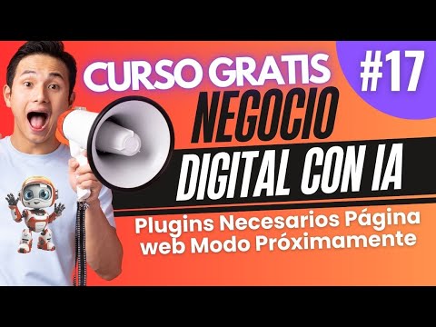 ✅M5-Clase 3-Plugins necesarios página web 🔴 Modo Próximamente 🤖CURSO GRATIS 😉