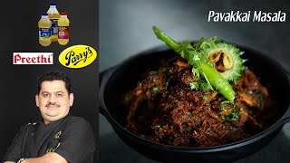 Venkatesh Bhat makes Pavakai masala | bitter guard gravy |