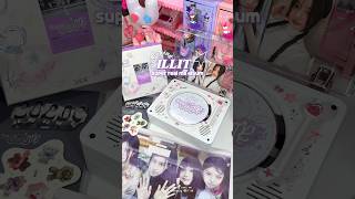 ILLIT super real me album unboxing! 💿🎀🤟🏻✨ #illit #kpop #illitmagnetic #kawaii #superrealme