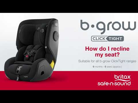 b-grow ClickTight - How do I Recline my Seat?