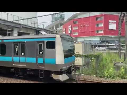 京浜東北根岸線　各駅停車　川崎駅入線シーン