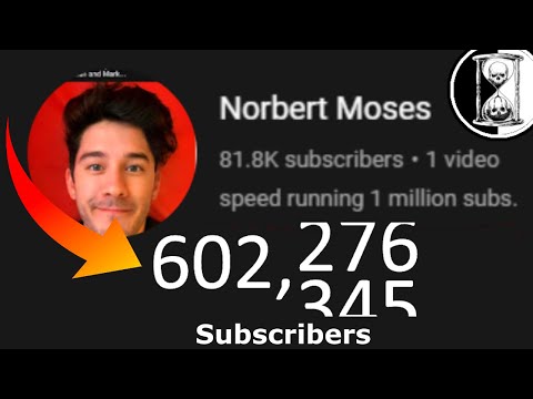 Norbert Moses 1 Million Subscribers Attempt