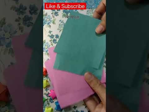 How to fold Origami Coaster in less than 1 minute #shorts #papercrafts