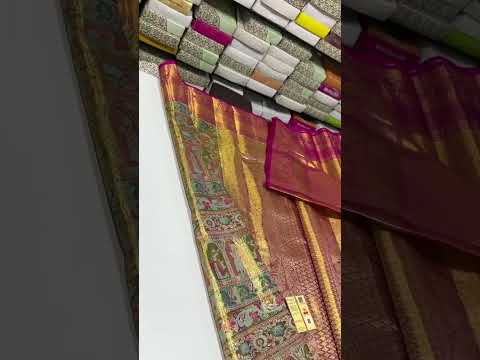 Pure handloom  tissue silk sarees😍13,999-Free shipping in India Silk mark certified