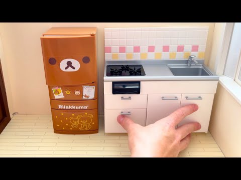 Miniature kitchen set installation ✨ASMR ✨Re-ment collection✨