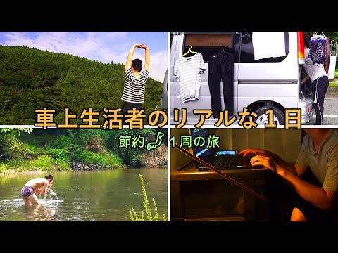 Daily Routine of a Man Who Lives in a Car in Japan