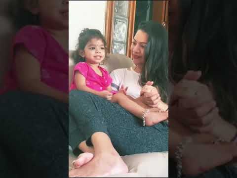 Geetha Madhuri daughter Dakshayani cute talks❤ #mothersday