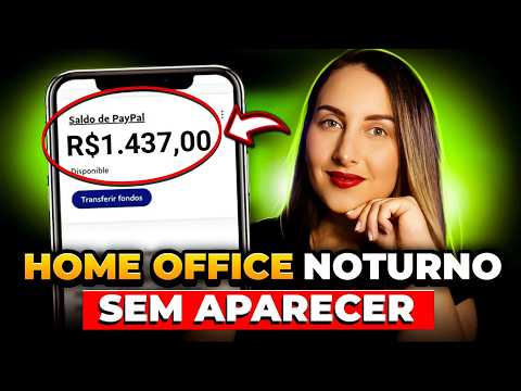 [🚨PROVA DE RECEBIMENTO] HOME OFFICE NOTURNO R$600 A R$1.000 P/ MÊS! GANHE DINHEIRO SEM APARECER