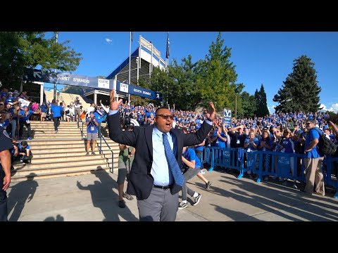 BYU Fans Welcome Football Head Coach Kalani Sitake